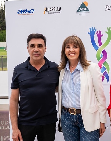 Susana Laciar acompañó a FundaME en una nueva jornada solidaria de “Trenzando Voluntades”